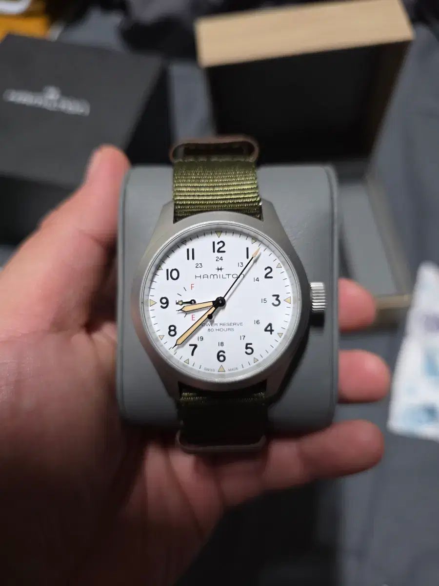 ハミルトン カーキフィールド パワーリザーブ インジケーター