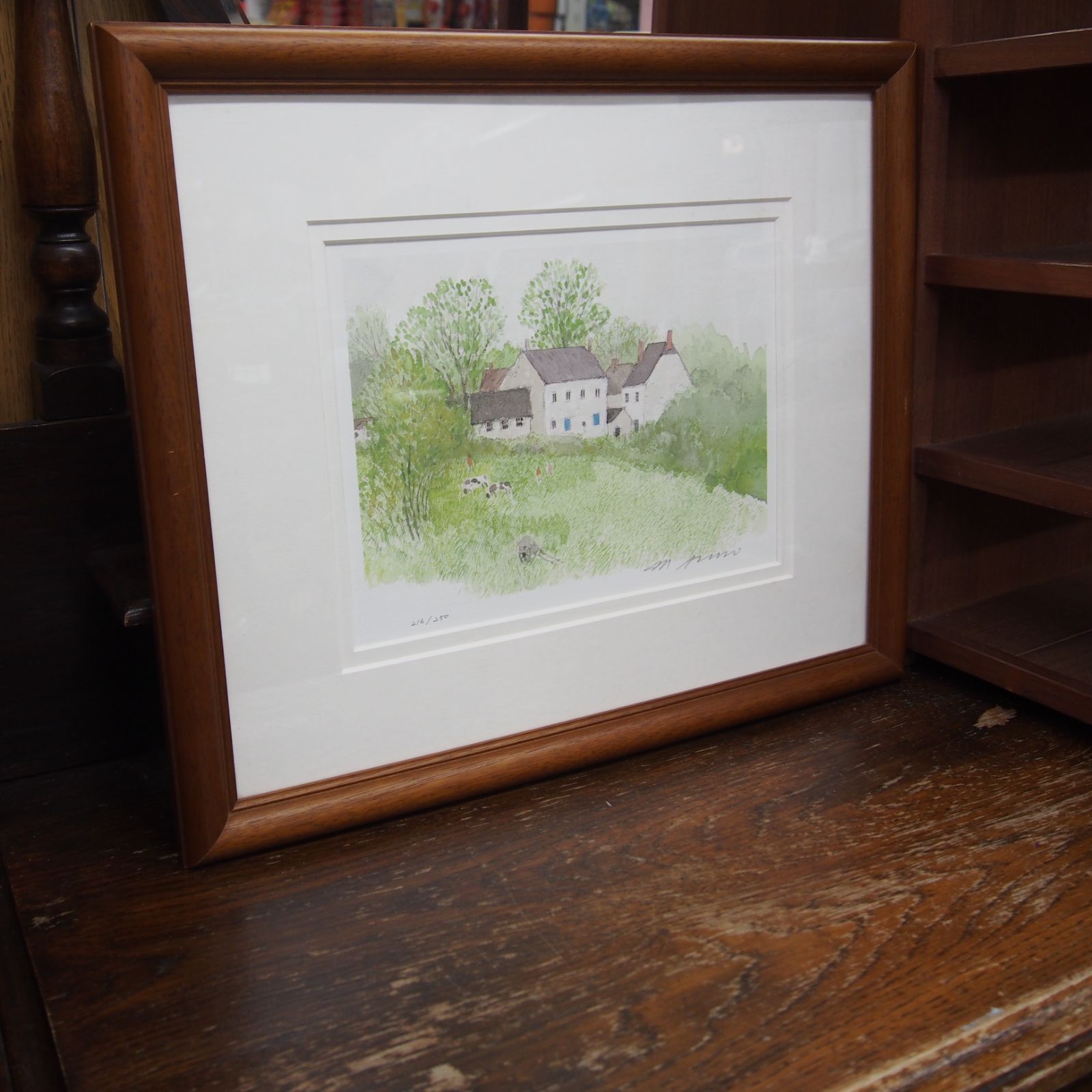 安野光雅 ベルギー|アルデンヌ地方の農家 216 of 250 ジクレー 絵画 エキスパー