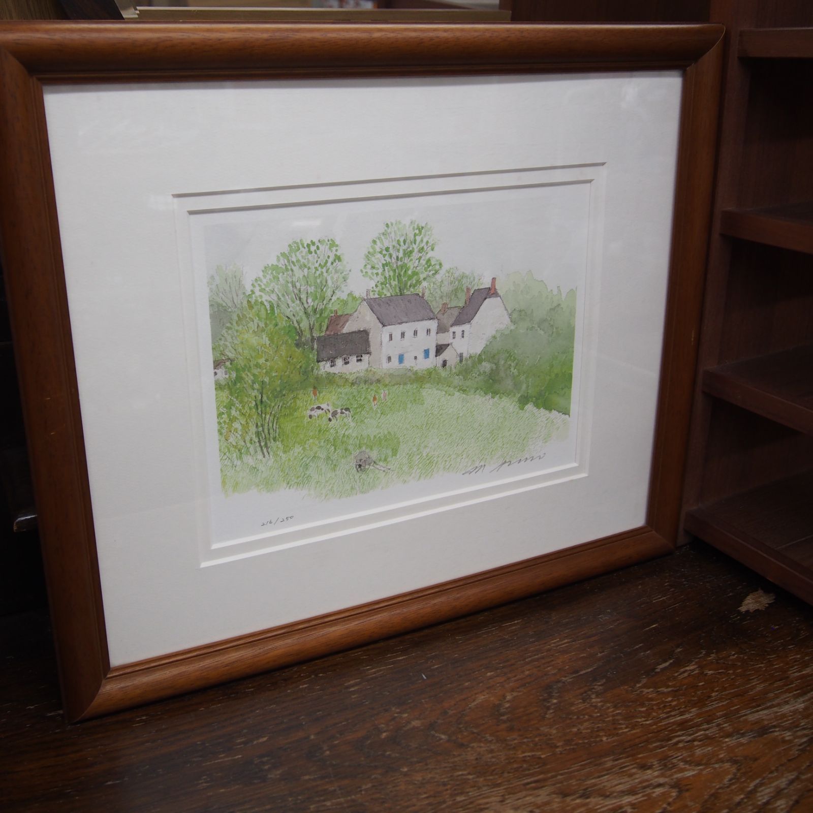 安野光雅 ベルギー|アルデンヌ地方の農家