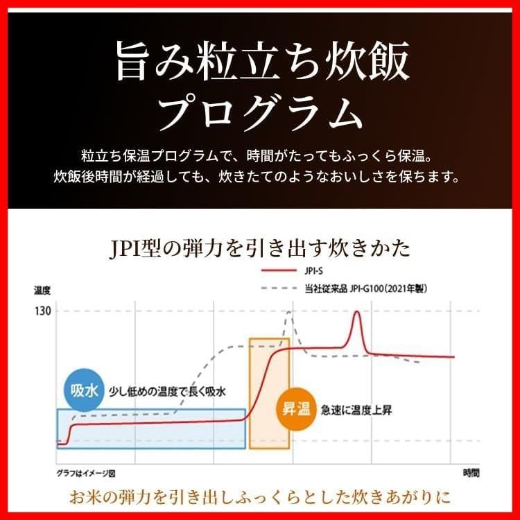  遠赤9層土鍋かまどコート釜 日本製 粒立ち保温24時間 ご泡火炊き 圧力IH式 ホワイト 5.5合 炊飯器 JPI-S 10 NW タイガー魔法瓶 WEB 炊飯器 炊飯器 餅つき機