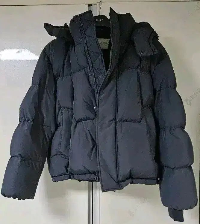 L BELIER ベルリエ クロスLINE ダウン ミッドナイトグレー