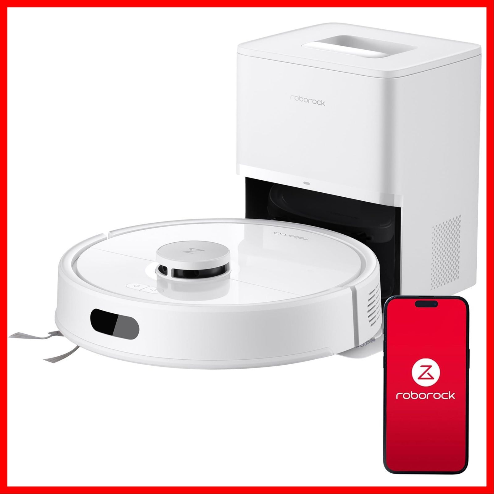 ロボット掃除機 水拭き両用 8000Pa強力吸引 自動ゴミ収集 即日発送】8000Pa 強力吸引 150分 マッピング 自動ゴミ収集 強力吸引