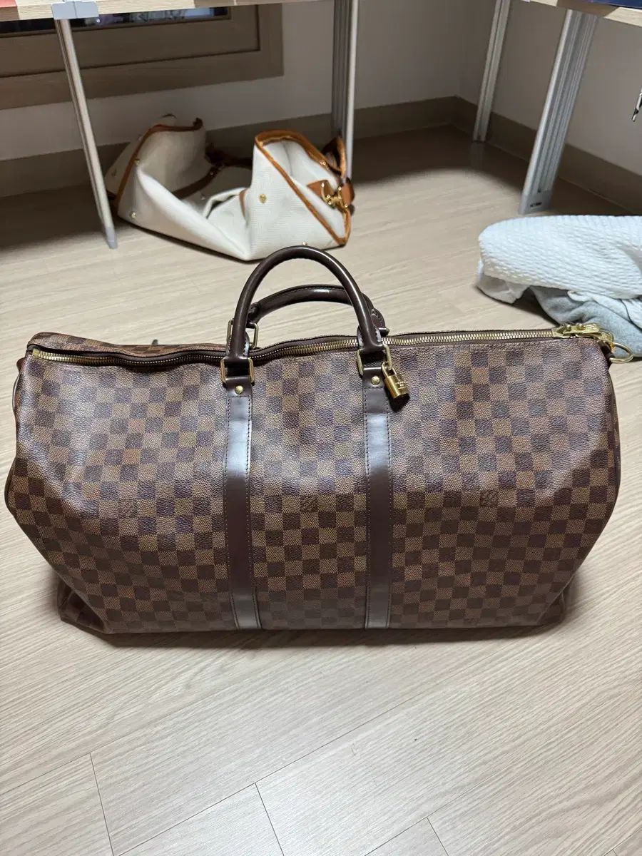 ルイヴィトン ダミエ キーポル 55CM バンドリエール - メルカリ