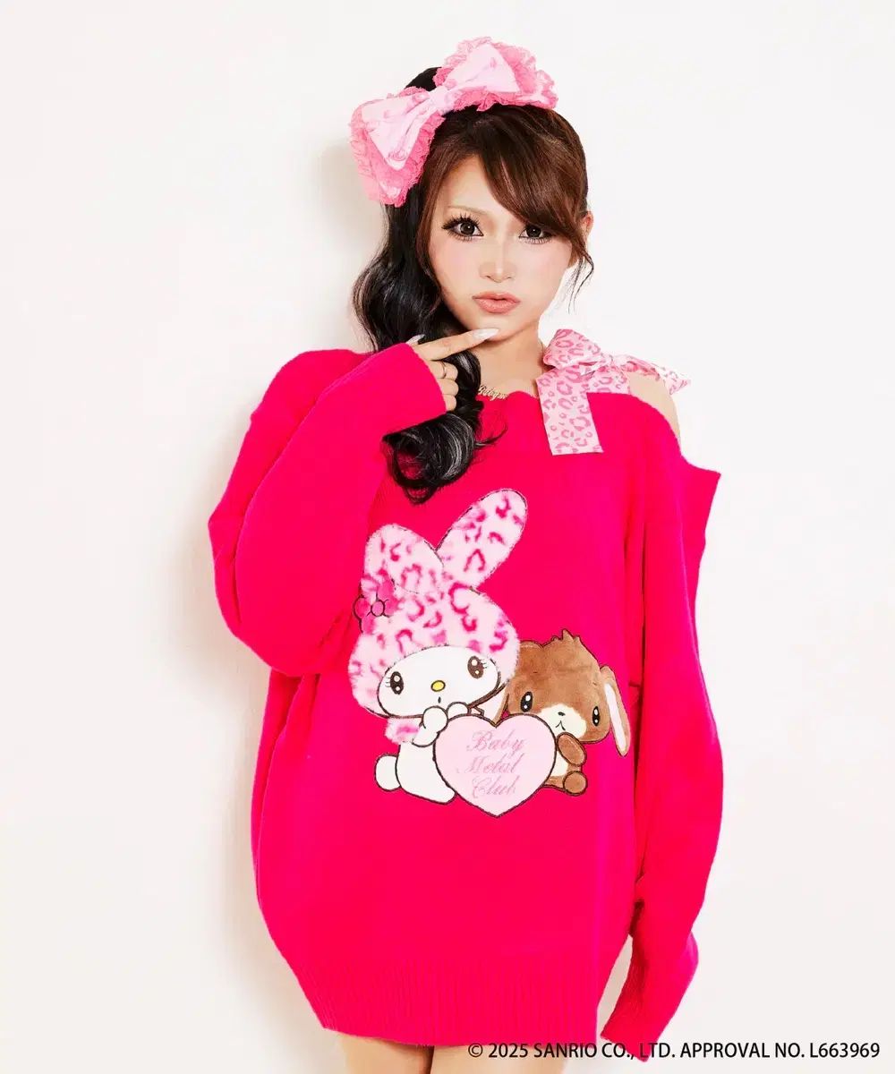 ベイビーメタルクラブ サンリオ コラボ ニット PINK