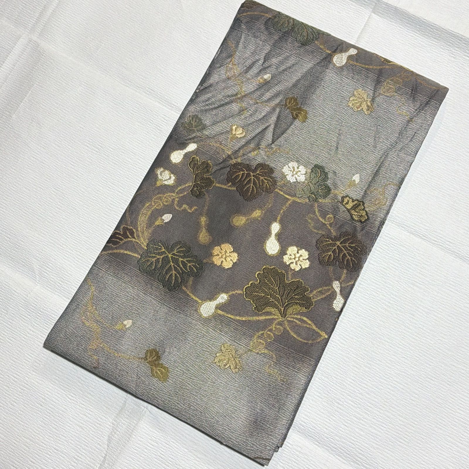 鈴木織物 織文意匠鈴木 袋帯 夏帯 正絹