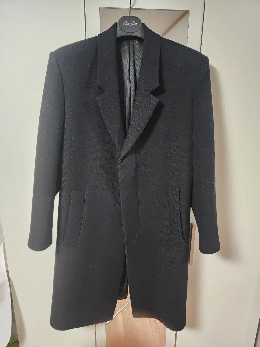 ザラ Single ロングコート ブラック L