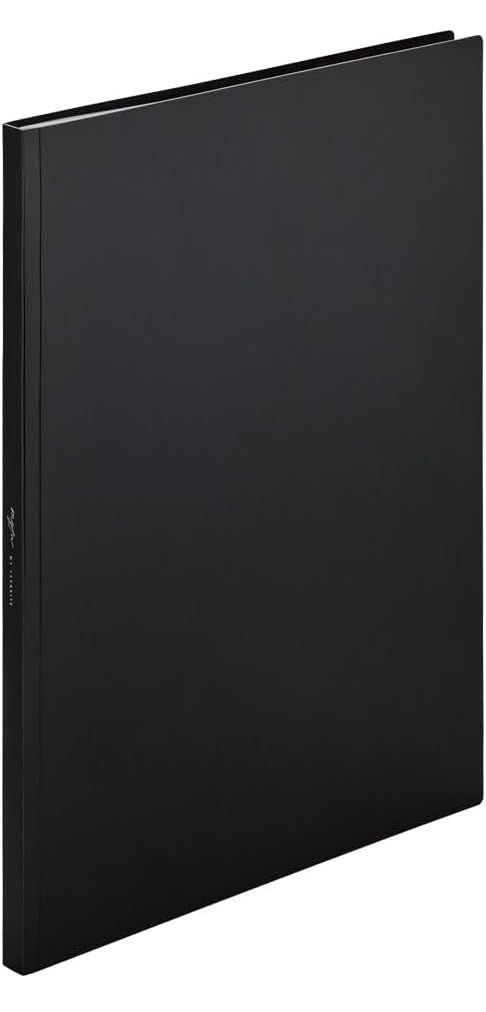  リヒトラブ myfa 推し活 うちわ コレクションファイル ジェットブラック N 3322-24 クリアホルダー ファイル バインダー ケース