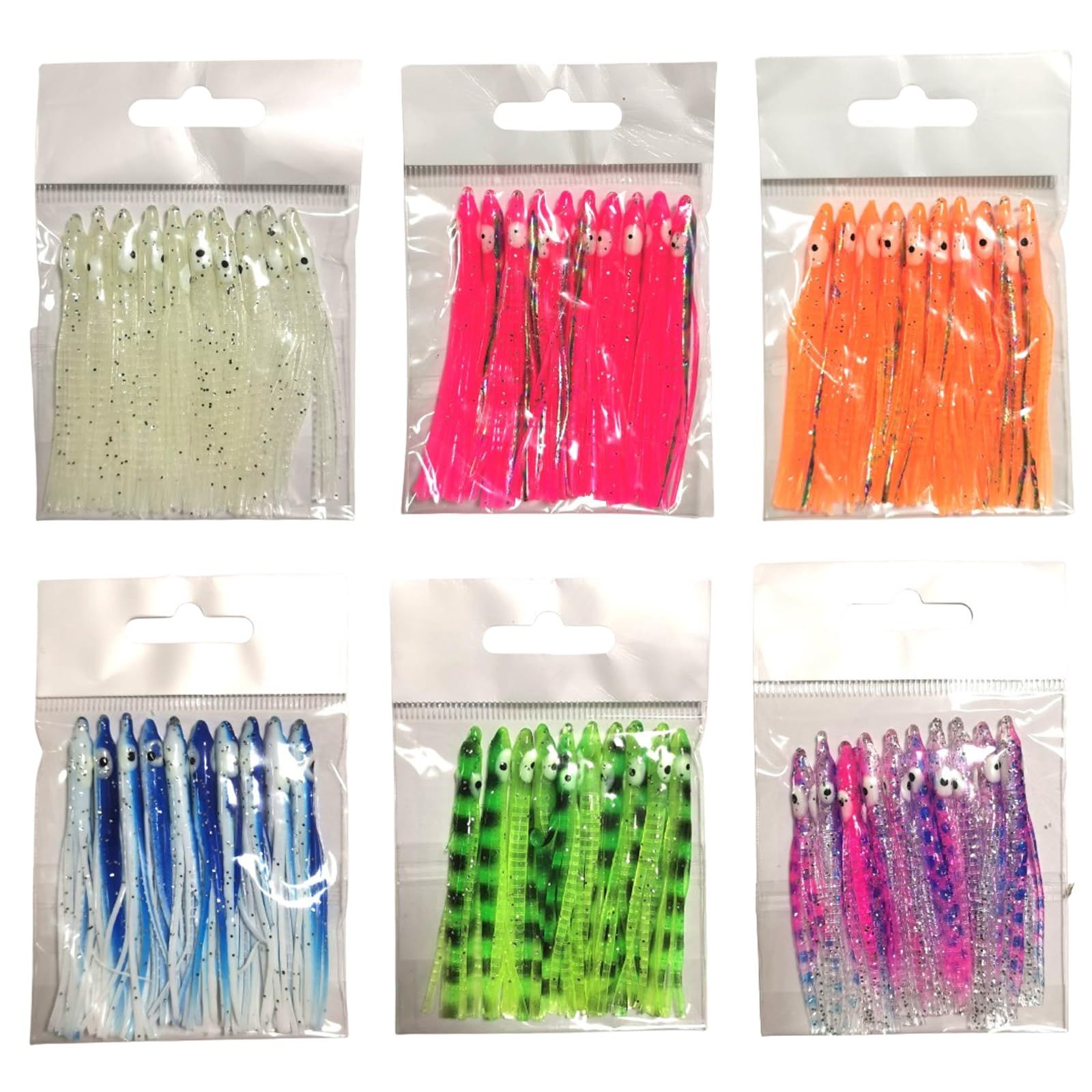 タコベイト 7.5 cm 2.5寸 夜光 スリム ベイト バケ BAIT DIY 仕掛け 釣り 釣具