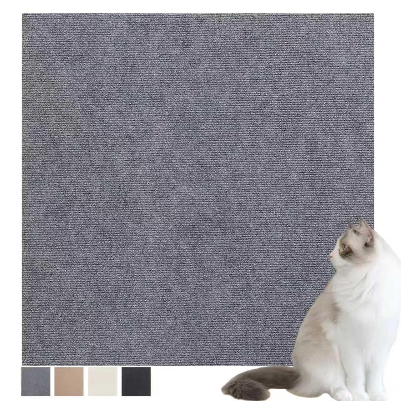 猫 30センチかく爪研ぎ 爪とぎマット 爪研ぎ 壁 DIY自由組み立て 自由にカットして組み合わせる 耐摩耗性 家具 ソファ 柱の保護マット インテリア装飾 爪を傷めない 簡単貼付け - 再利用 ライトグレー