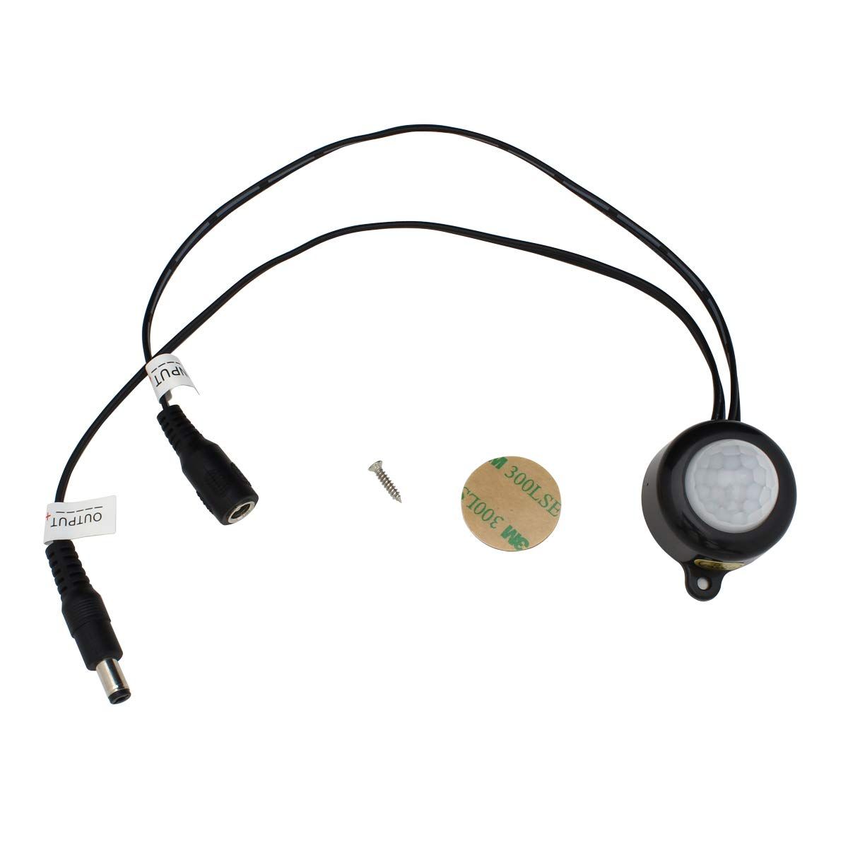 Kaito Denshi 海渡電子 赤外線 人感センサー スイッチ LED用 DC 6 V～24 V 5 A TDL-2025 光センサー付き