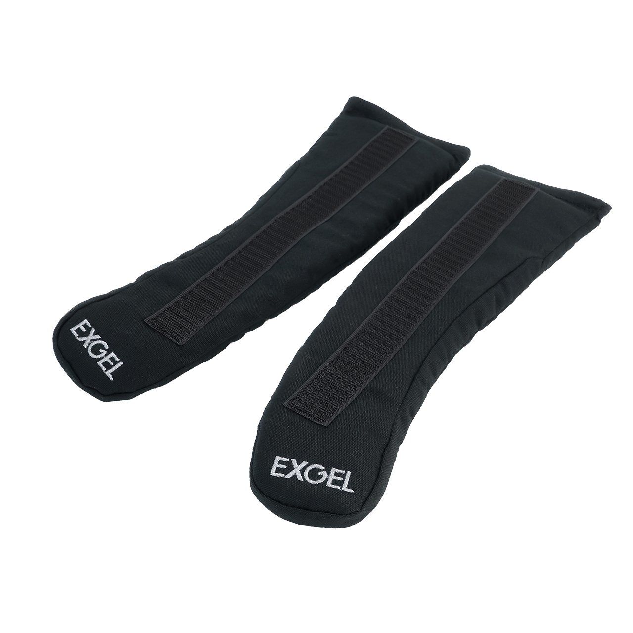 EXGEL エクスジェル モータースポーツ HANSデバイス用EXGELパッド ブラック クッション ジェルパッド 衝撃吸収 モータースポーツ用パッド ハンスパッド 日本製 HANS 01-BK