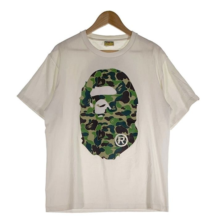 A BATHING APE アベイシングエイプ ABC CAMO BIG HEAD TEE カモ ビッグ
