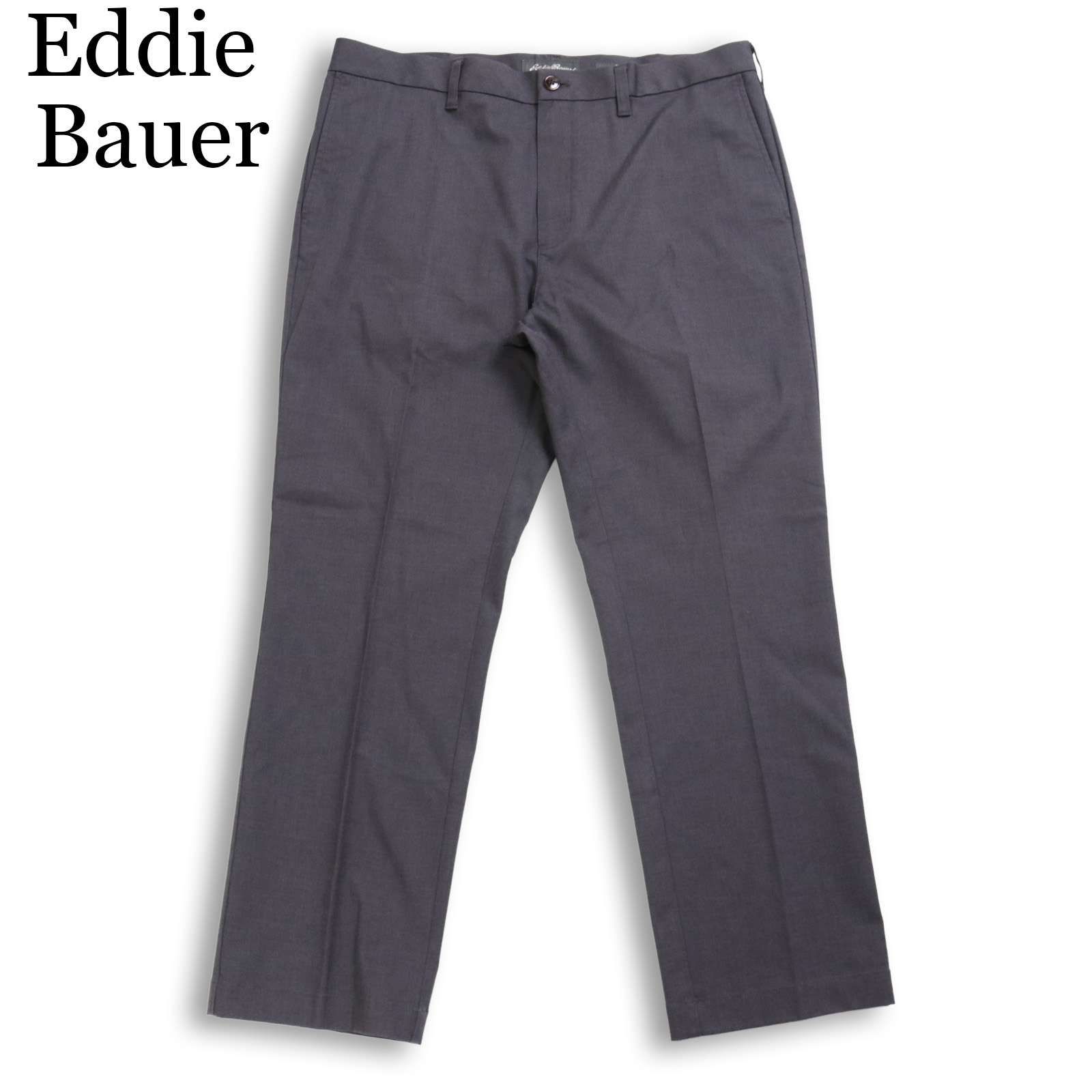 Eddie Bauer 90s ワンタックスラックス チャコール 34×30 Eddie Bauer 90s ワンタックスラックス チャコール 34×30 y