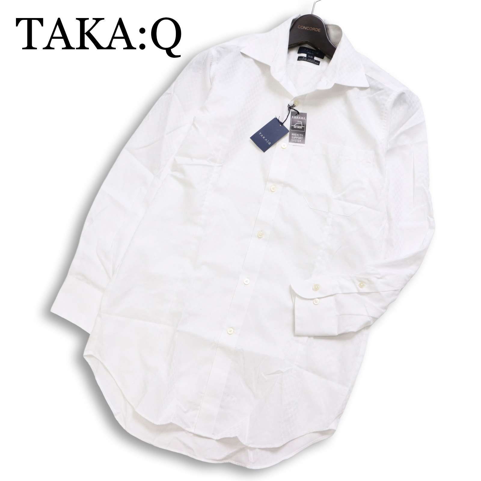 新品 未使用】 TAKA:Q タカキュー 形態安定加工☆ チェック 長袖 