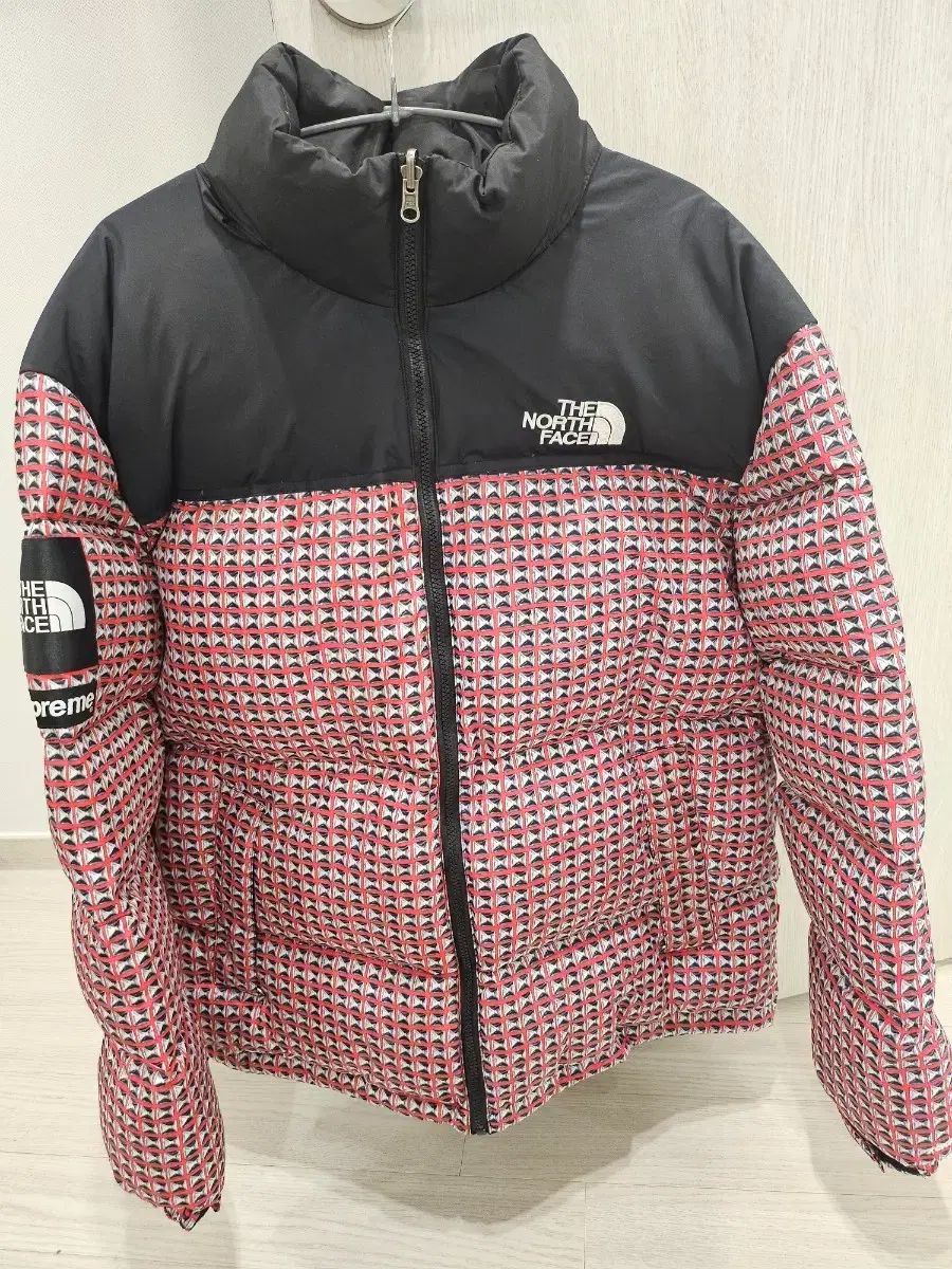 Supreme THE NORTH FACE ザノースフェイス スタッズ Nuptse ヌプシ レッド 21 ss
