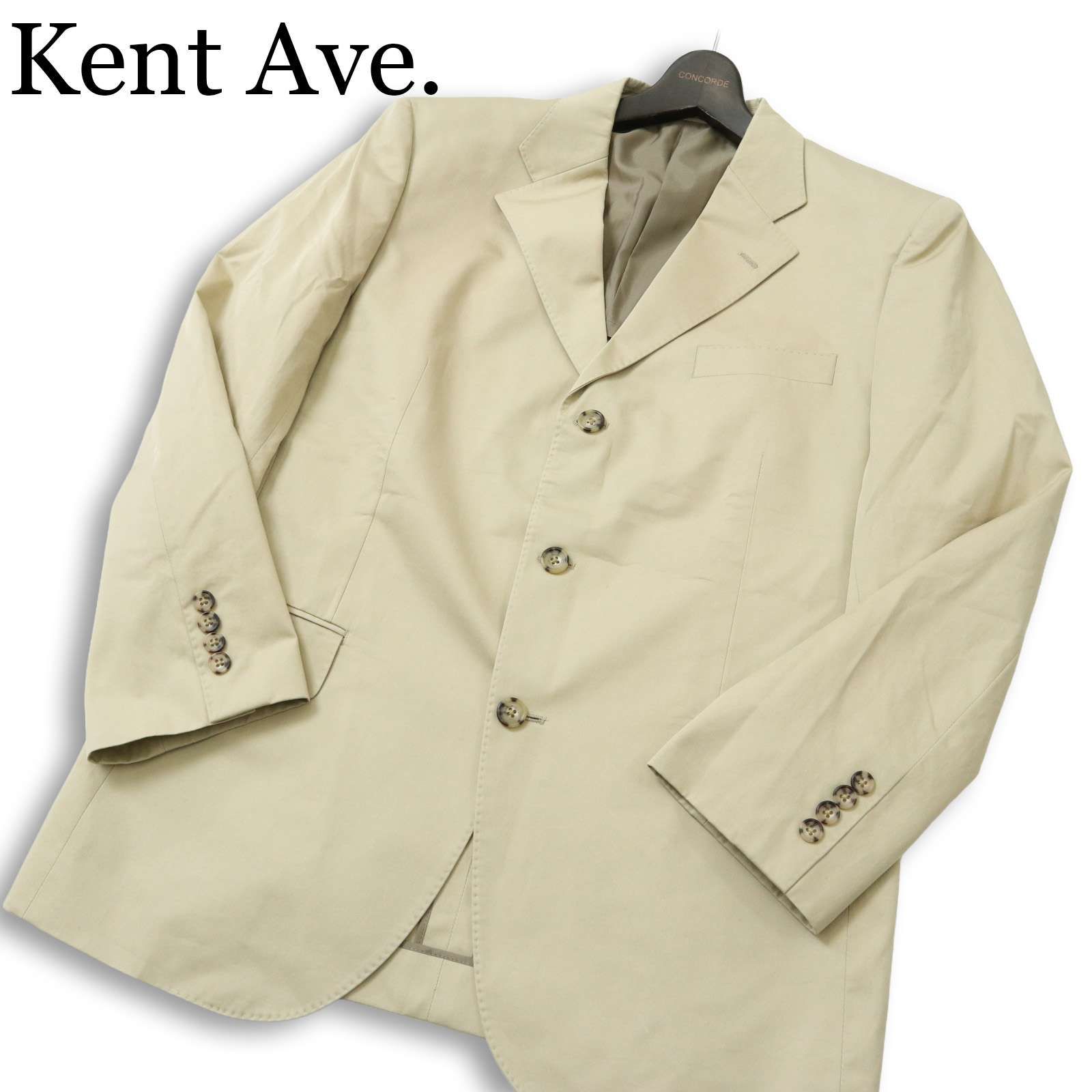 Kent Ave. ケント アヴェニュー 通年 背抜き 伊製生地 TESSUTI SONDRIO 