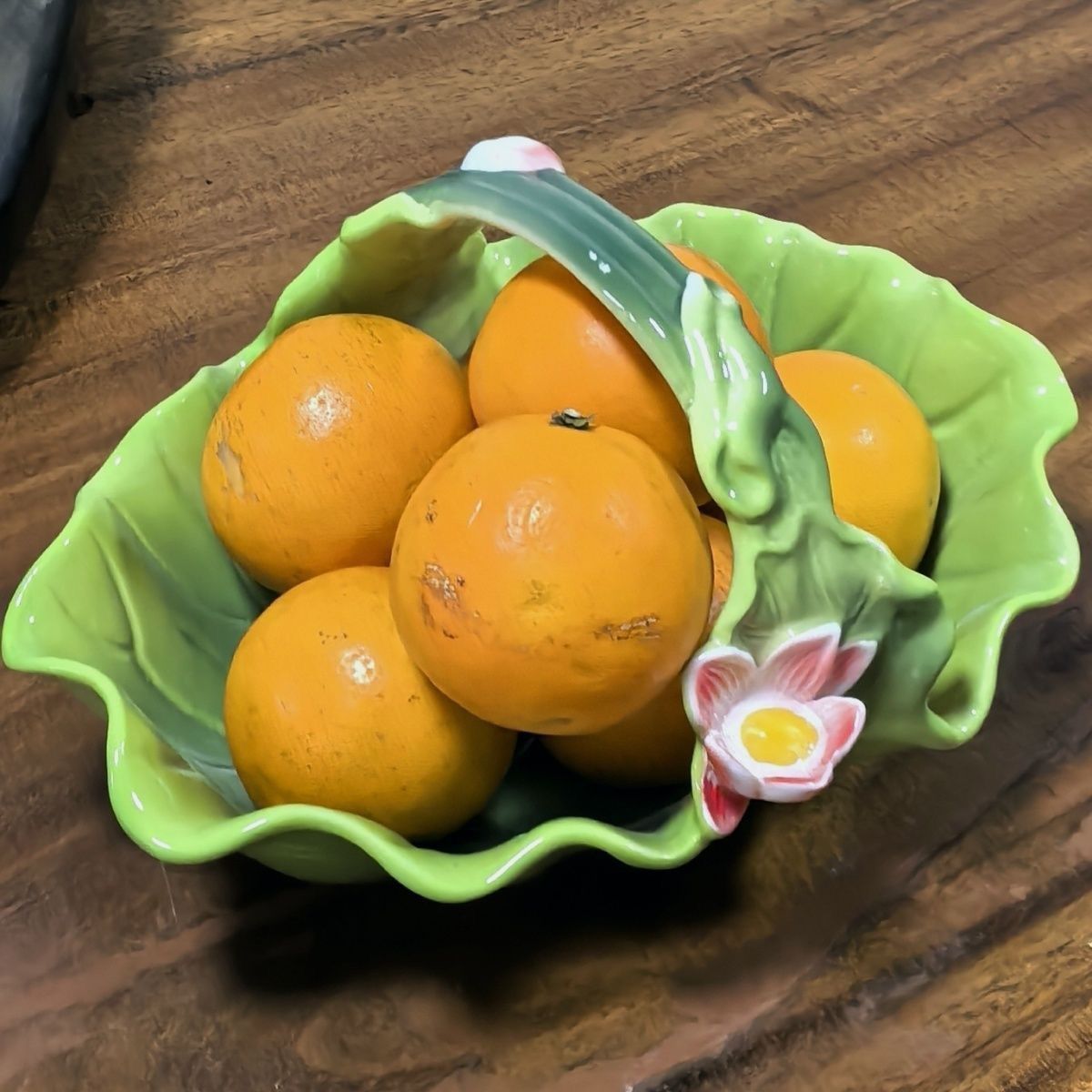 新品 蓮池 蓮葉彫刻 フルーツ皿 陶製果物鉢 果物皿 陶器製茶器 陶器