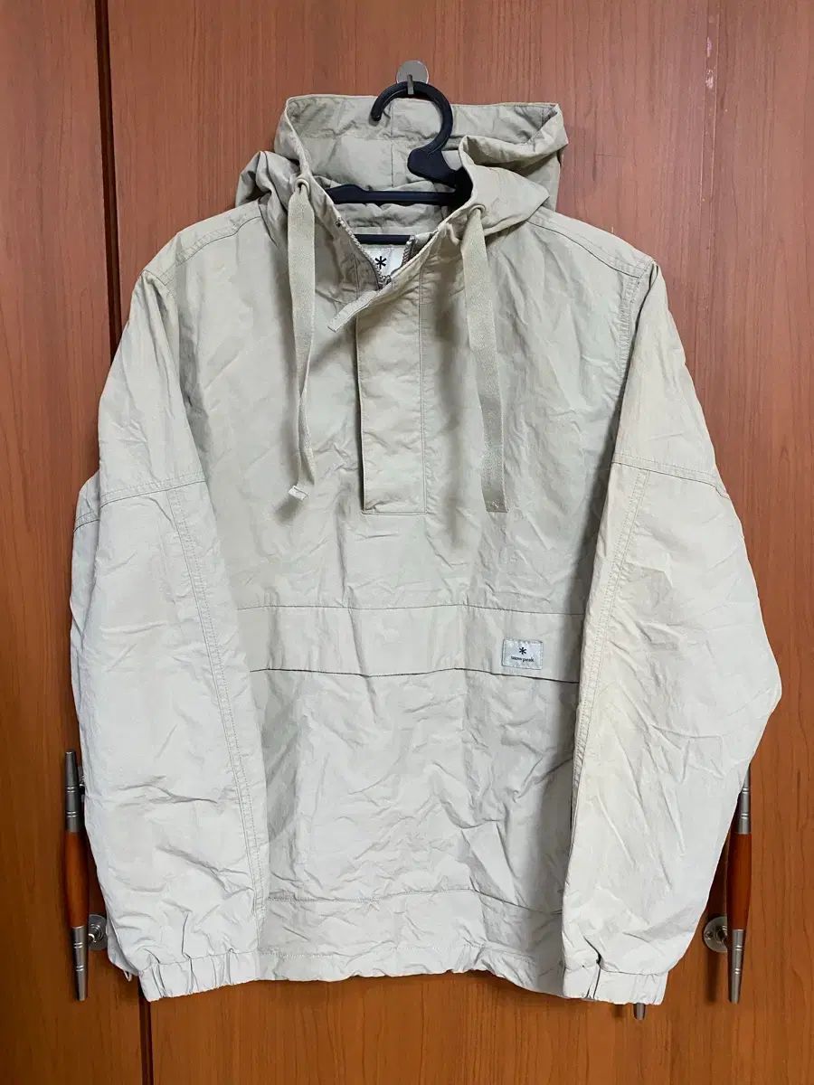 SNOWPEAK スノーピーク アノラック フード ジャケット ベージュ Sサイズ