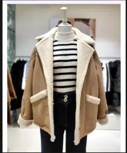 DEWL フェイクファー ムートン コート Lサイズ 24 fw