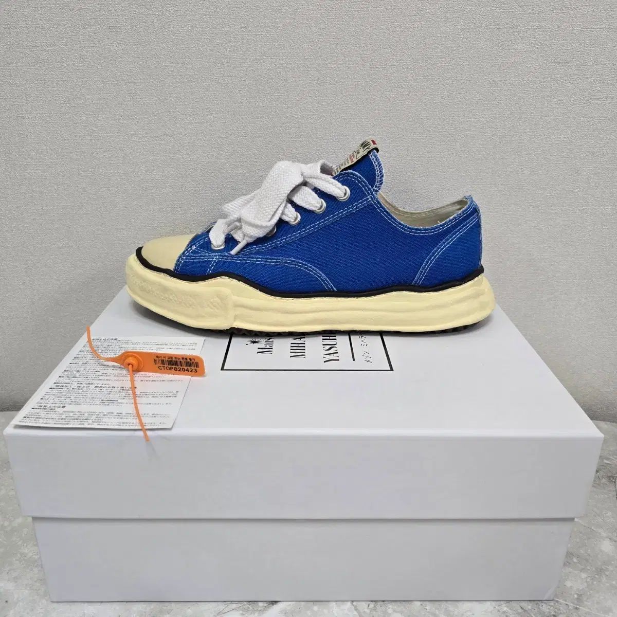 メゾンミハラヤスヒロ ピーターソン スニーカー シューズ ブルー