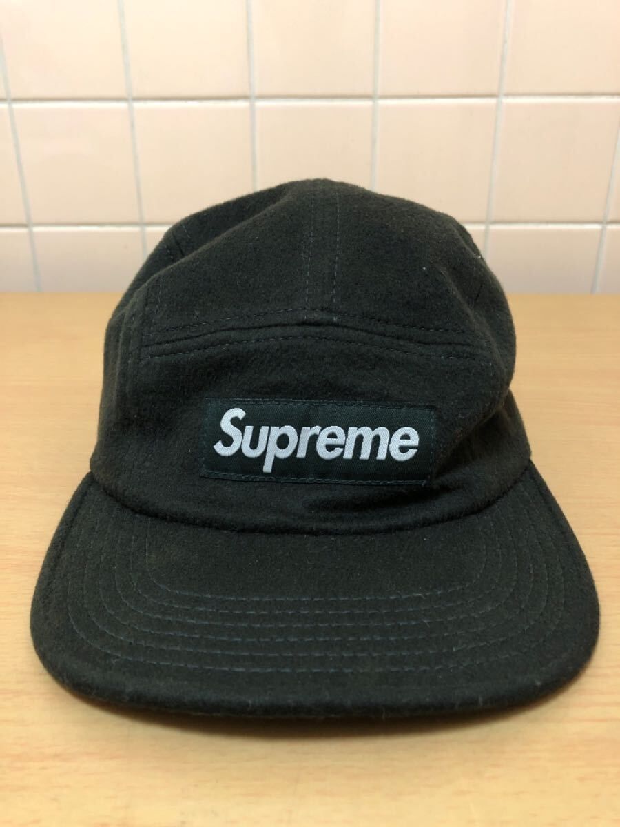 Supreme シュプリーム × Loro Piana ロロピアーナ Box Logo 5パネルキャップ ウール グリーン系 FK