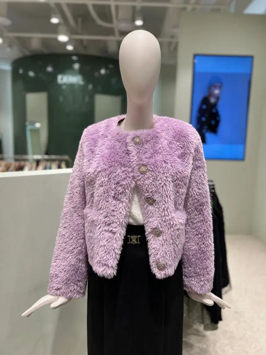 DEWL フェイクファー ムートン ジャケット