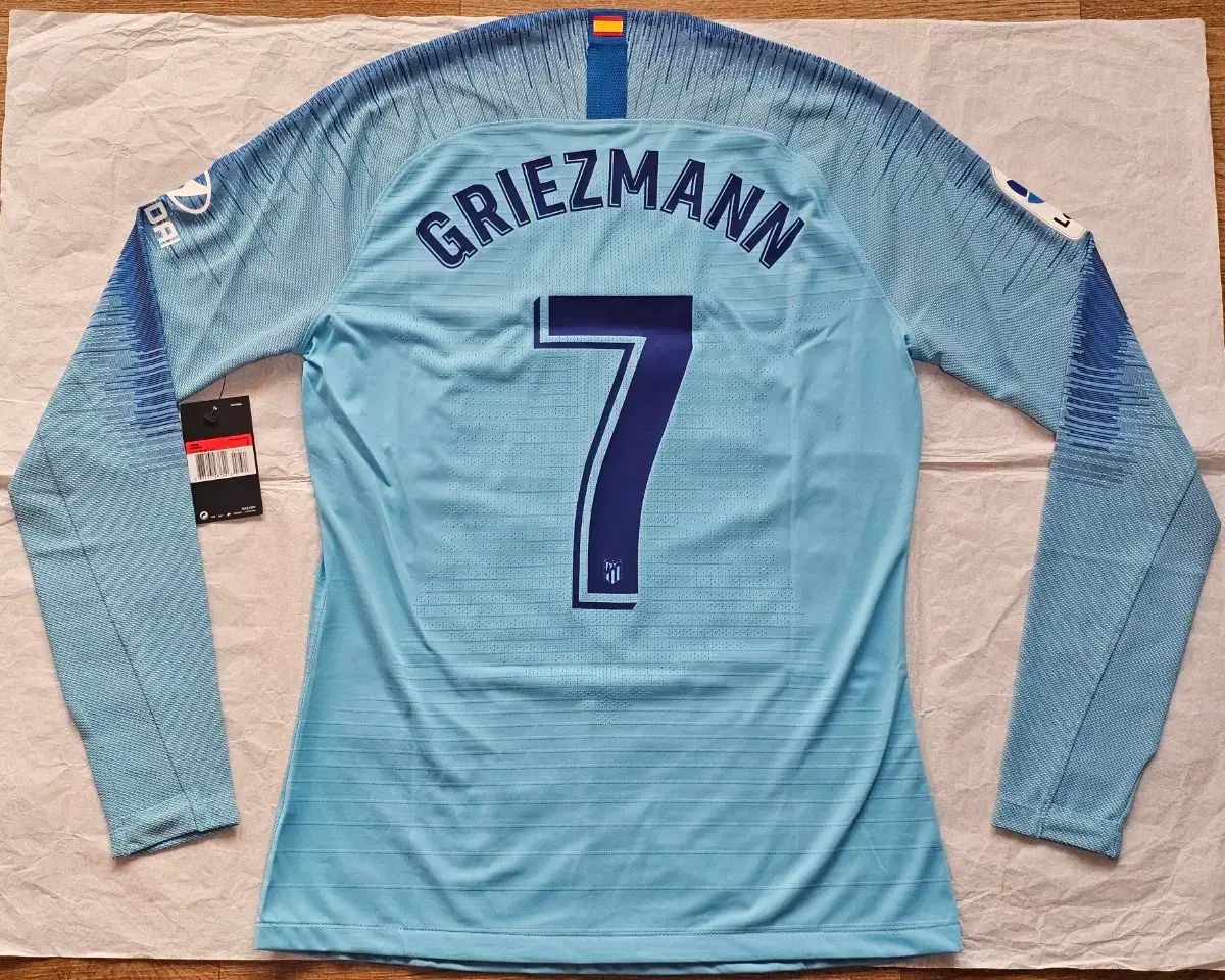 アトレティコ マドリード 18-19 アウェー 支給品 長袖 7 グリーズマン