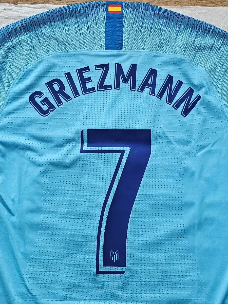 アトレティコ・マドリード 18-19 アウェー 支給品 長袖 7 グリーズマン