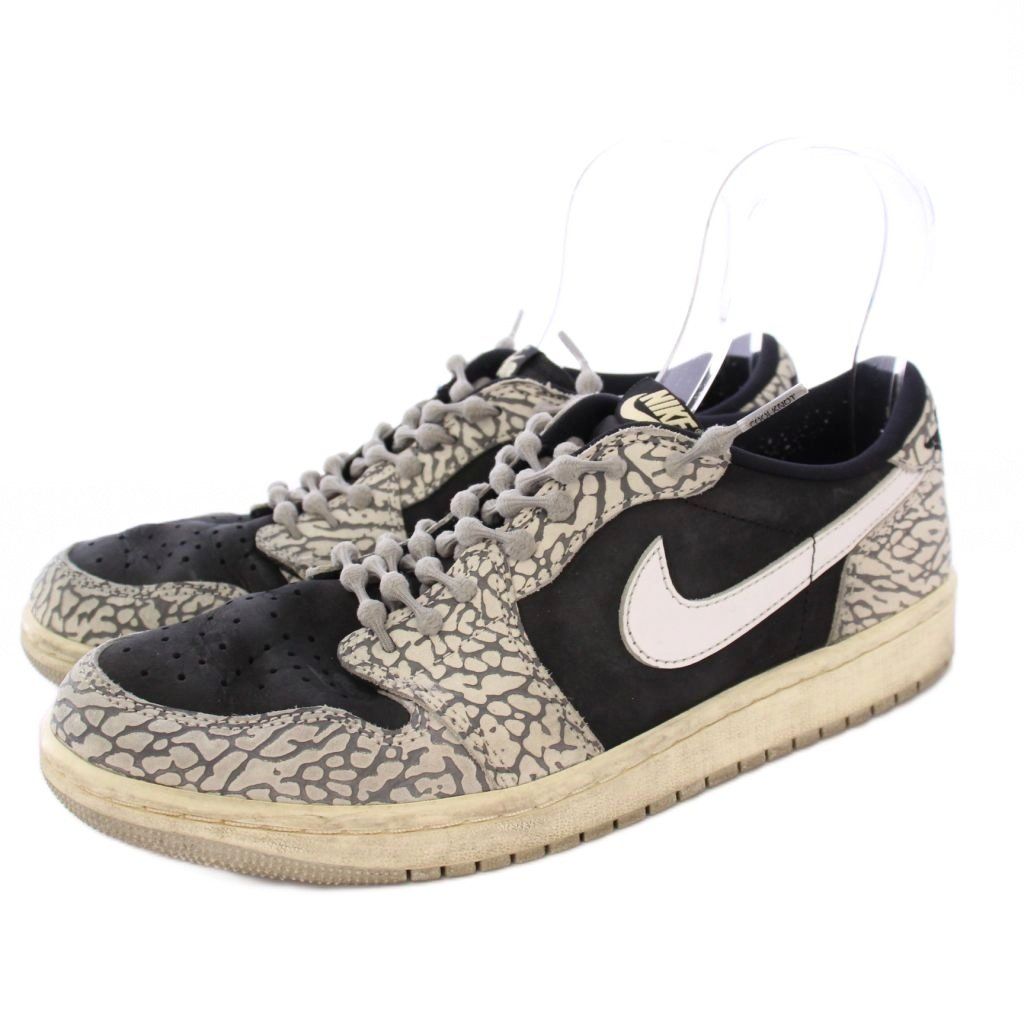 ナイキ NIKE AIR JORDAN 1 LOW OG Black Cement エアジョーダン1 レトロ ロー ブラックセメント スニーカー US 9.5 CZ 0790-001 |KH