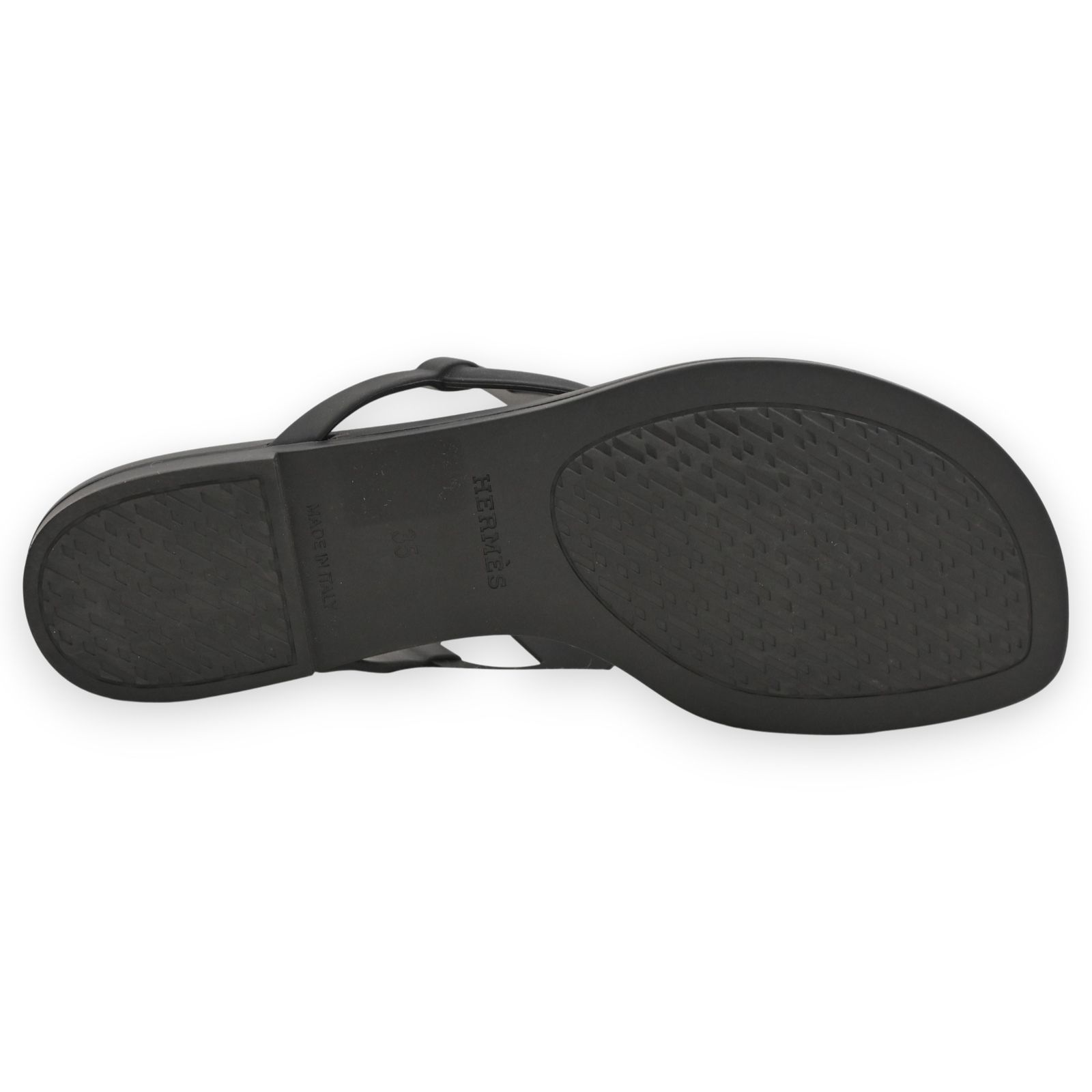 エルメス エジェリ サンダル シェーヌダンクル ブラック Aランク