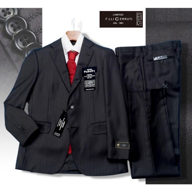 新品10.8万円 大手百貨店扱い 秋冬『CERRUTI チェルッティ 伊製生地