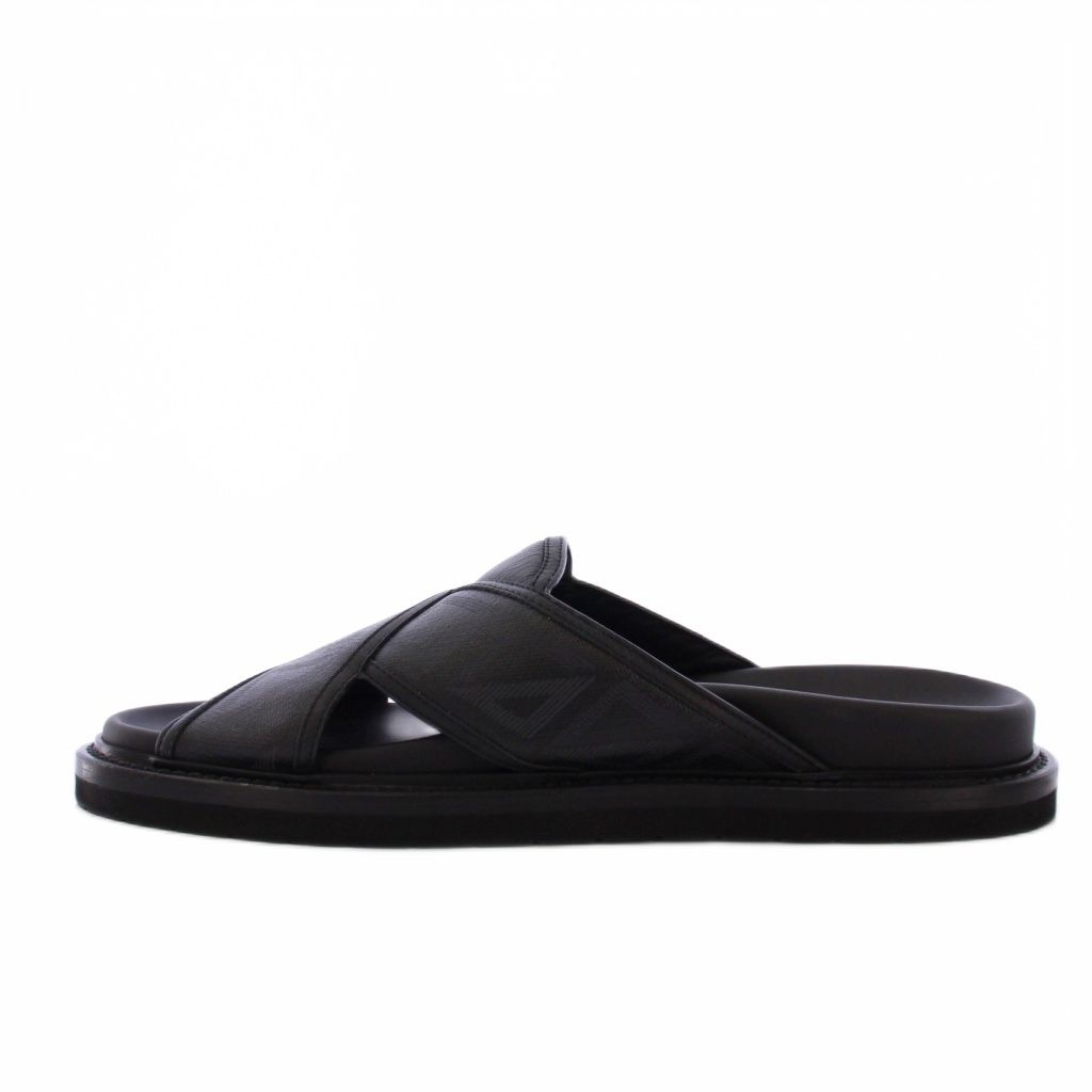 ディオールオム Dior HOMME ダイヤモンドロゴ サンダル スリッパ 43 黒 LS 0322 |KH