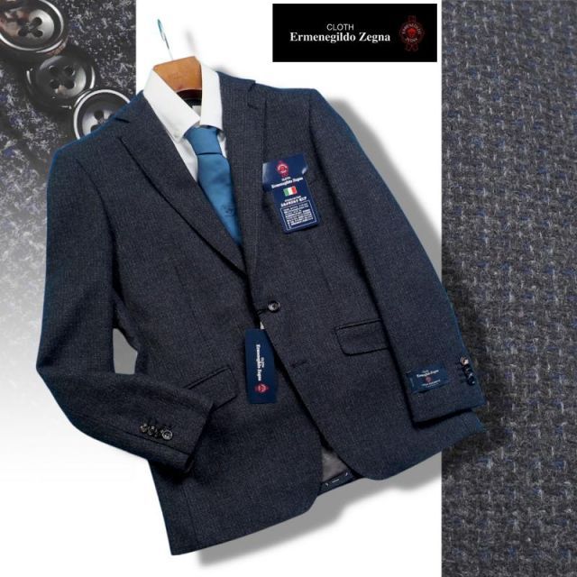 Ermenegildo Zegna ゼニア ツイード ジャケット Ermenegildo Zegna ／ エルメネジルド ゼニア ヘリンボーン ツイード