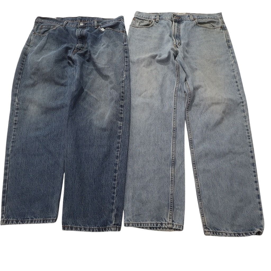 古着卸 まとめ売り リーバイス 550 デニム パンツ セット メンズ 36 |38 |40 アメカジ フェード インディゴブルー 古着 ND 3236