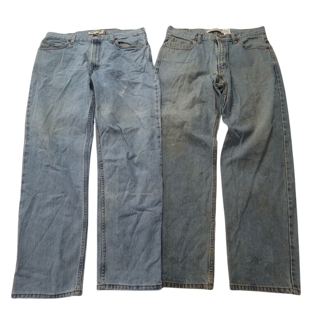  古着卸 まとめ売り リーバイス 550 デニム パンツ セット メンズ 36 ペインティング テーパード アメカジ 古着 ND 3230 その他 メンズ