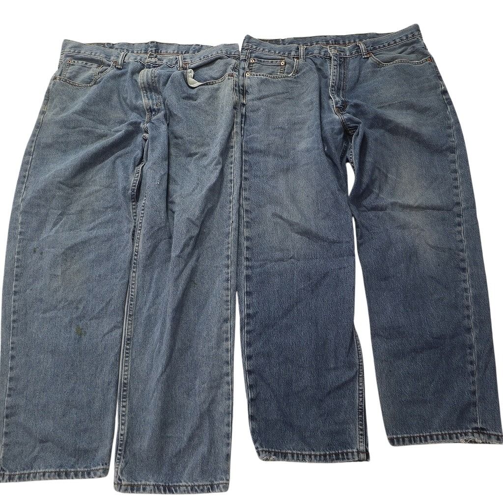 古着卸 まとめ売り リーバイス 550 デニム パンツ セット メンズ 38 インディゴブルー テーパード アメカジ 古着 ND 3229