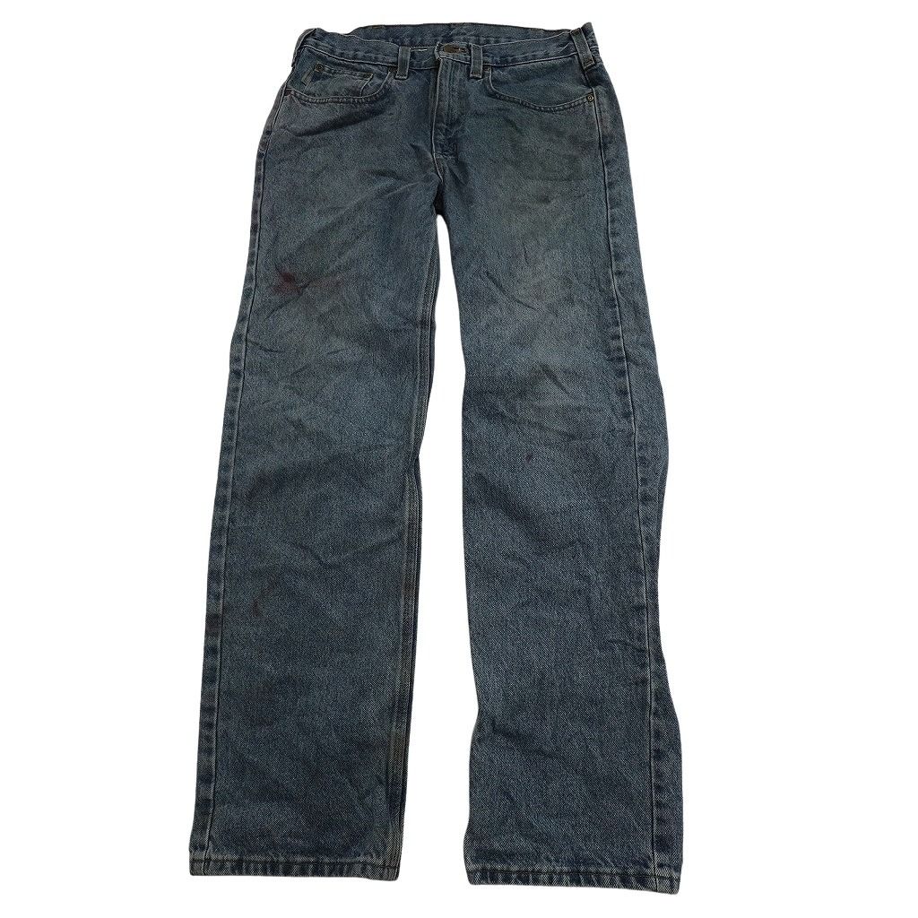 古着卸 まとめ売り カーハート Carhartt デニム パンツ セット メンズ 32 |33 ストレート インディゴブルー 古着 ND 3337