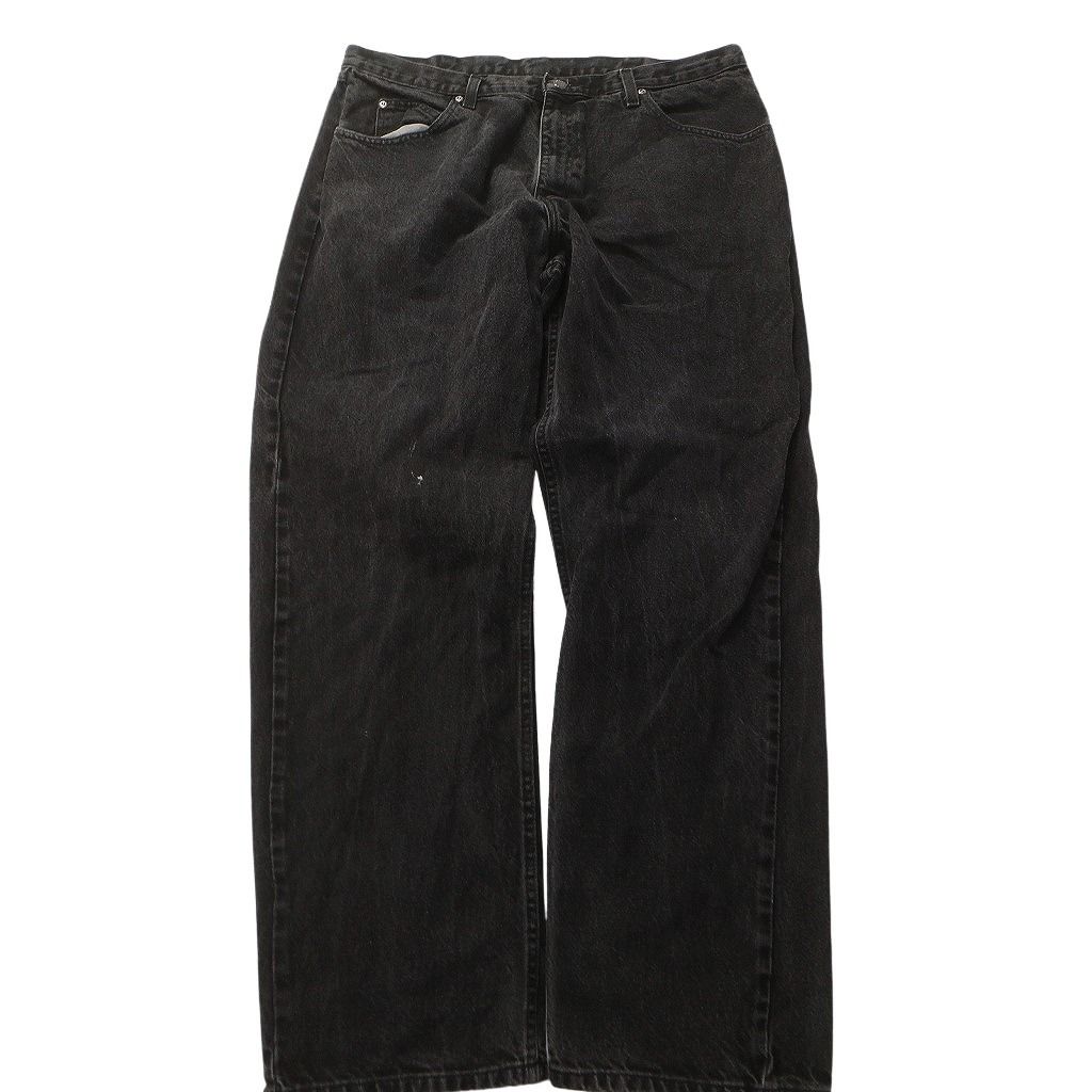  古着卸 まとめ売り Wrangler ラングラー ブラックデニム パンツ セット メンズ 38 |36 革パッチ 古着 ND 3224 その他 メンズ