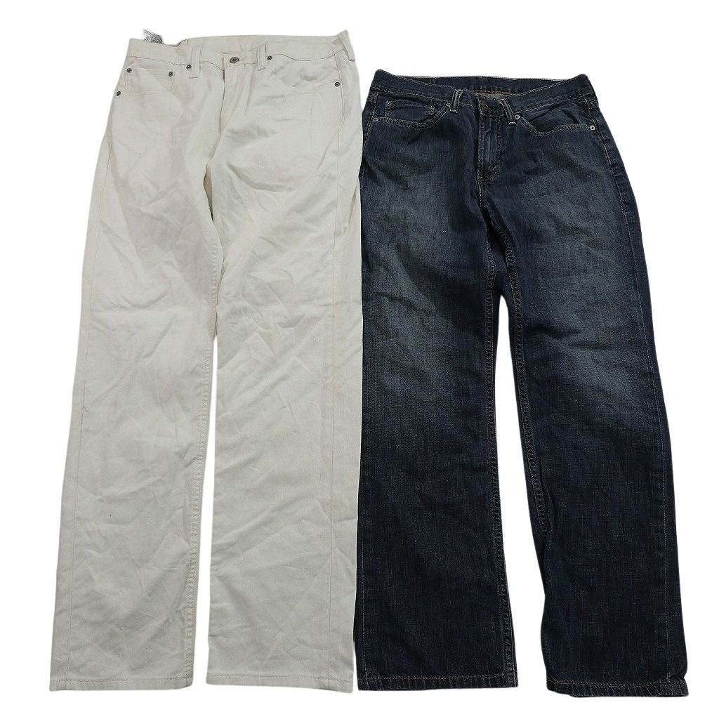 古着卸 まとめ売り リーバイス 品番MIX デニム パンツ セット メンズ 31 |32 514 541 584 ホワイト ブーツカット 古着 ND 3322