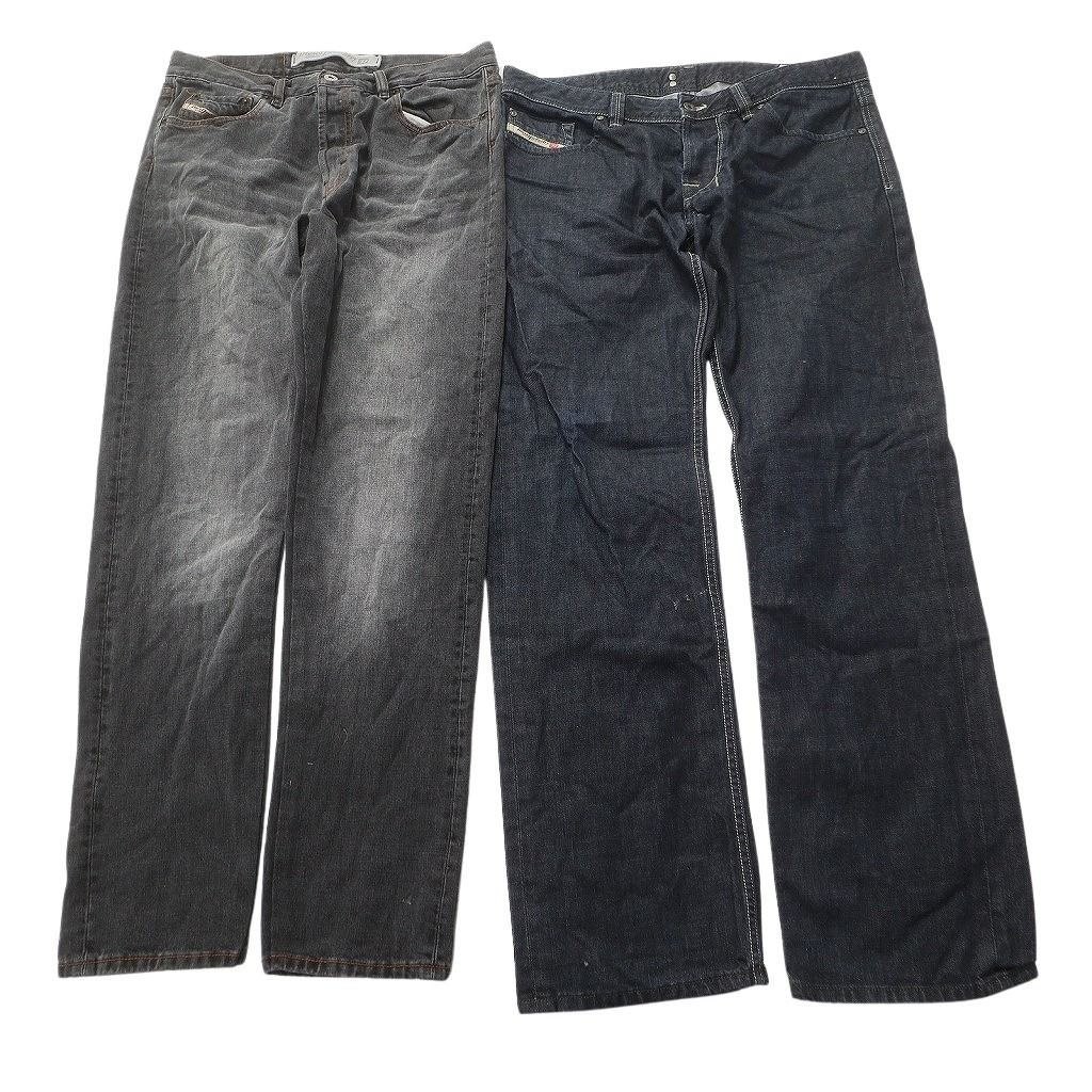 古着卸 まとめ売り ディーゼル DIESEL デニム パンツ セット メンズ 36 |34 |33 インディゴブルー フェード アメカジ ND 3275