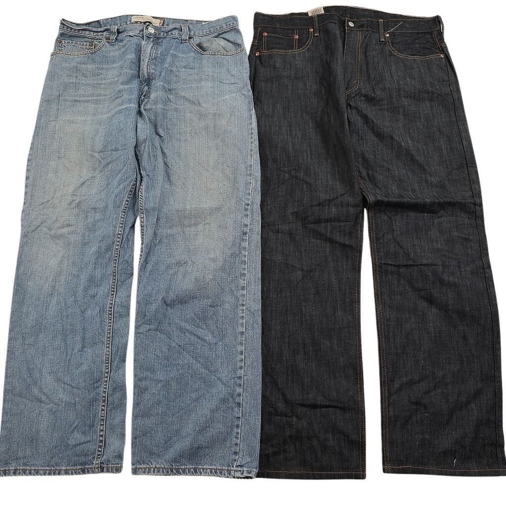  古着卸 まとめ売り リーバイス 569 デニム パンツ セット メンズ 38 |36 インディゴブルー 古着 ND 3291 その他 メンズ