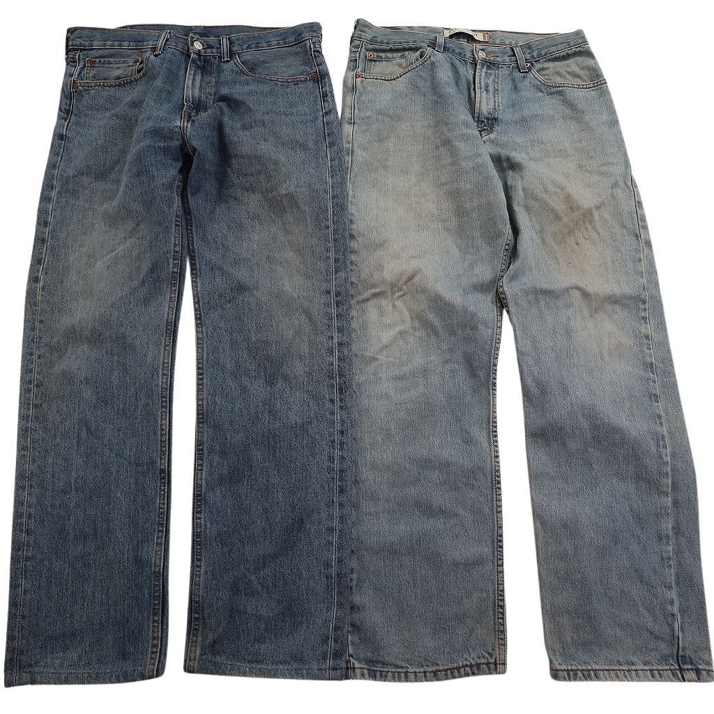  古着卸 まとめ売り リーバイス デニム パンツ セット メンズ 34 505 501 インディゴブルー キャメル 古着 ND 3283 その他 メンズ