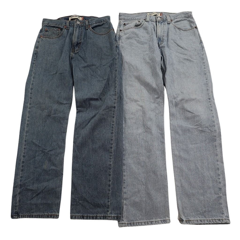  古着卸 まとめ売り リーバイス 505 デニム パンツ セット メンズ 32 インディゴブルー アメカジ フェード 古着 ND 3282 その他 メンズ