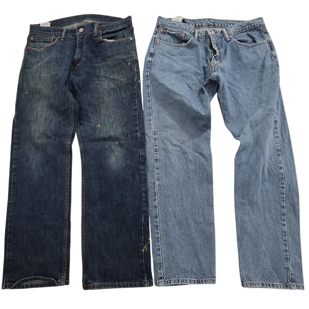 古着卸 まとめ売り リーバイス 品番MIX デニム パンツ セット メンズ 34 516 513 514 502 ペインティング 古着 ND 3319