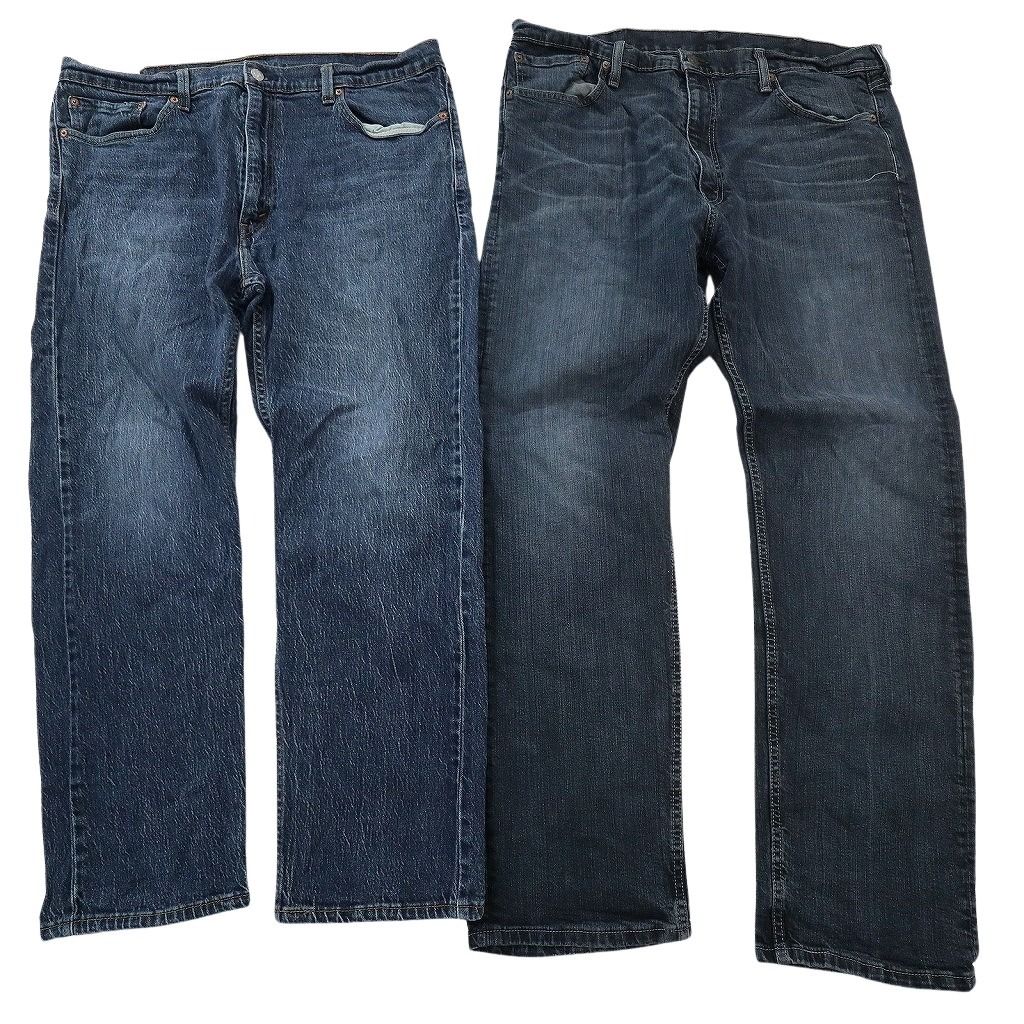 古着卸 まとめ売り リーバイス 505 デニム パンツ セット メンズ 40 ストレート ヒゲ アメカジ フェード 古着 ND 3344