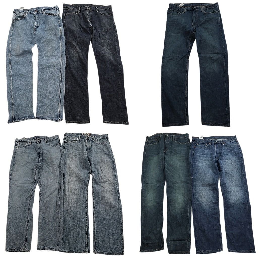 古着卸 まとめ売り リーバイス 品番MIX デニム パンツ セット メンズ 36 514 502 541 508 ペインティング 古着 ND 3316