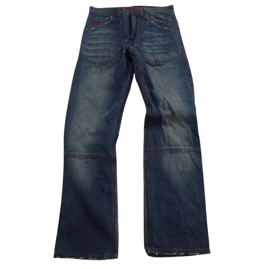 古着卸 まとめ売り 縦落ち デニム パンツ セット メンズ 32 |31 |30 インディゴブルー ヒゲ アメカジ 古着 ND 3313