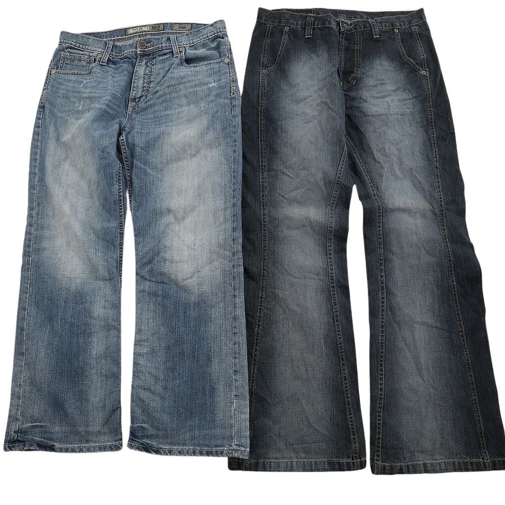 古着卸 まとめ売り 縦落ち デニム パンツ 6枚セット (メンズ 34