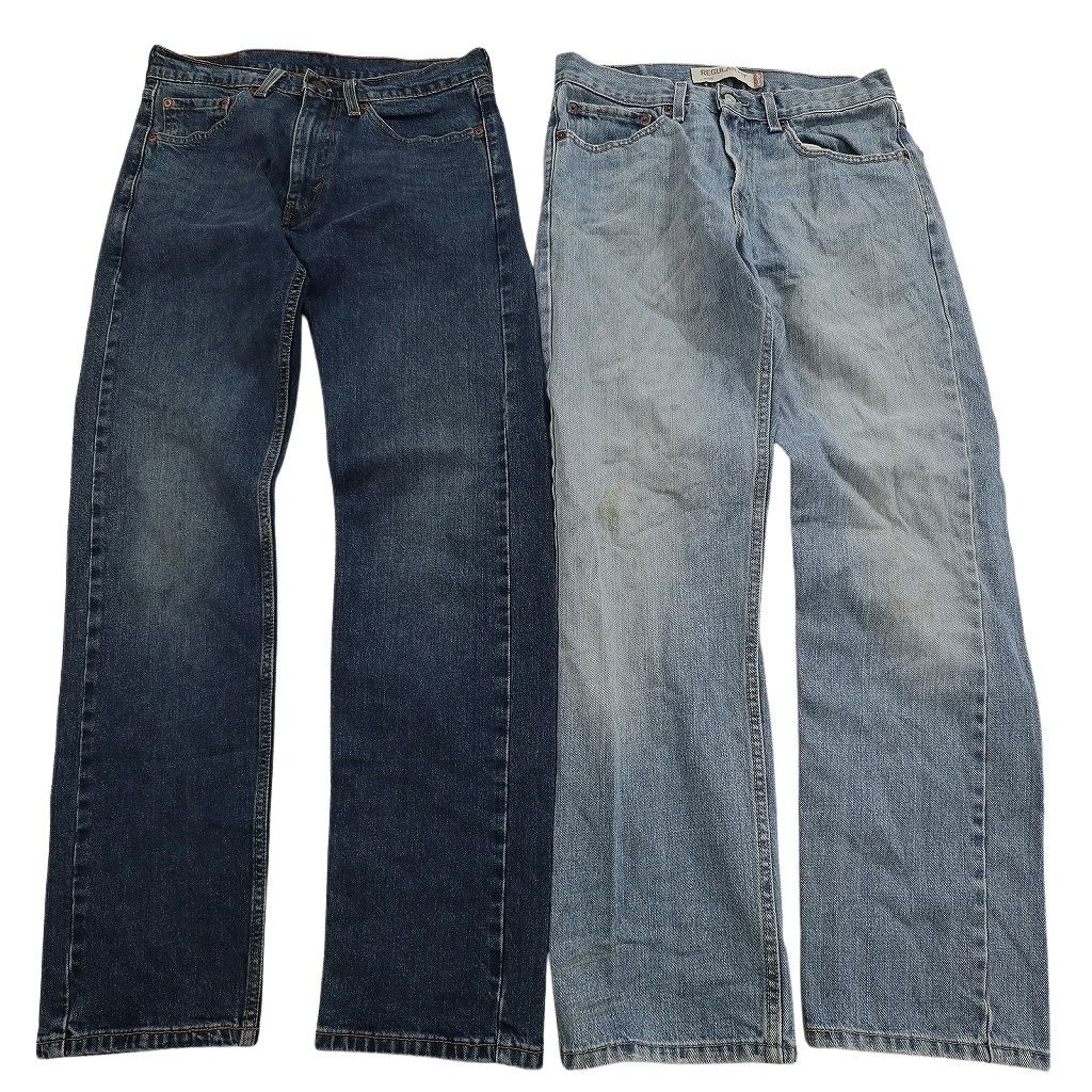 古着卸 まとめ売り リーバイス 505 デニム パンツ セット メンズ 31 インディゴブルー アメカジ ヒゲ 古着 ND 3306
