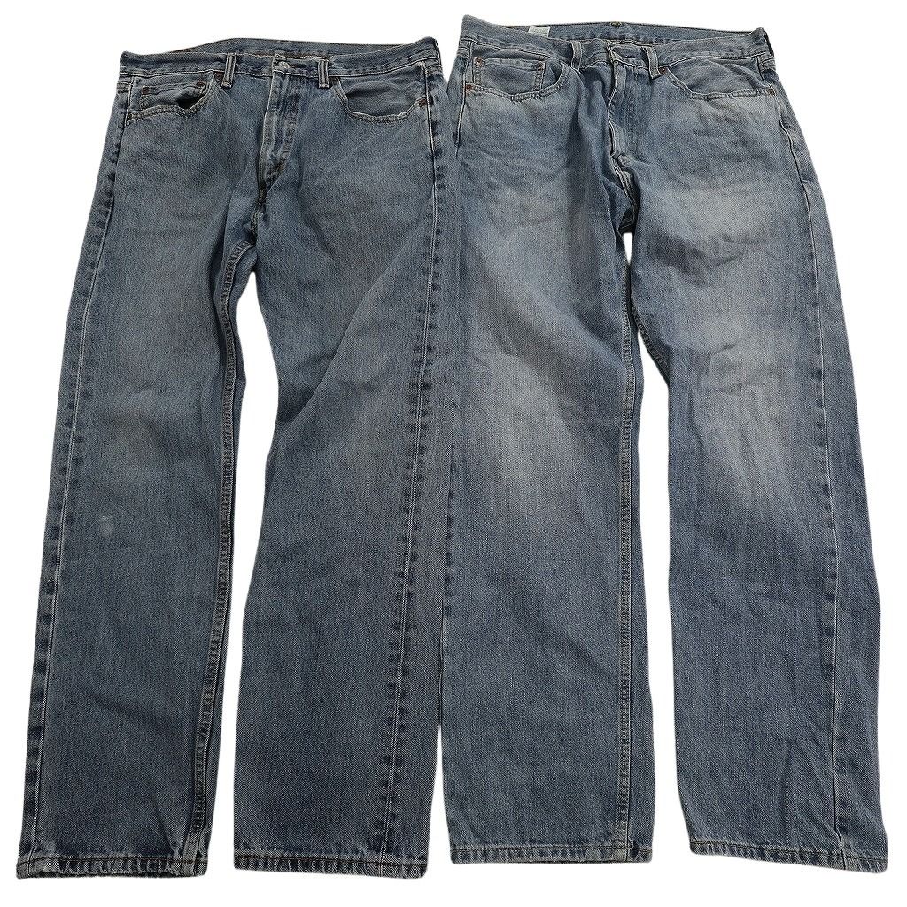  古着卸 まとめ売り リーバイス 505 デニム パンツ セット メンズ 36 インディゴブルー ヒゲ アメカジ 古着 ND 3301 その他 メンズ